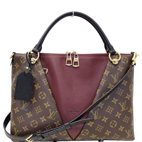 louis vuitton v tote mm bordeaux|Louis Vuitton monogram handbags.